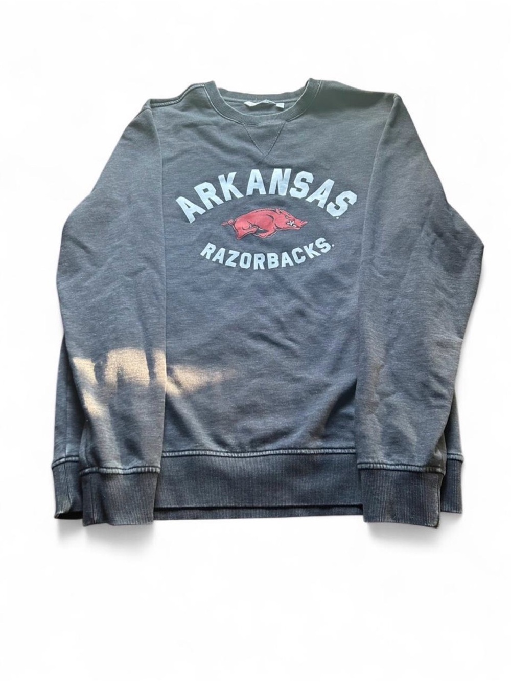 Arkansas Razorbacks Charcoal Crewneck Sweatshirt - Classic Collegiate Style